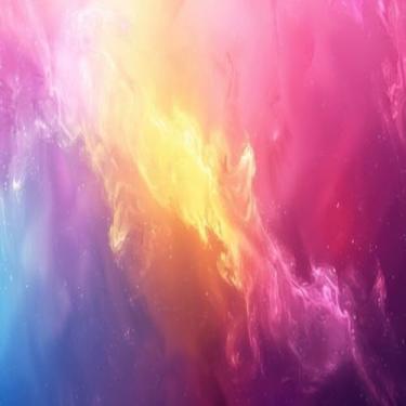 Imagem de Quadro Decorativo Arte Colorido Estampa Moderna para Parede Sala Quarto Escritório 40x40cm