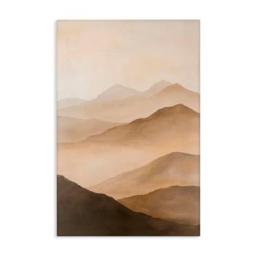 Imagem de Stupell Industries Moody Mountains Foggy Landscape Canvas Wall Art, design by Petal Prints Design, 76 x 50 cm