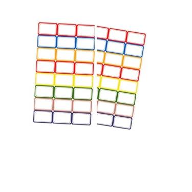 Imagem de 10 folhas de adesivos de preço de escrita à mão em branco para escola, escritório, casa, preços, organização de vendas, etiquetas de escrita