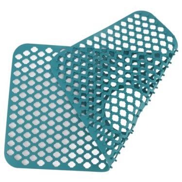 Imagem de Cryfokt Protetor de Esteira de Pia de Silicone Premium Com Pés Elevados Antiderrapantes, Protetor de Pia de Silicone de Tamanho Grande para Drenagem Central de Cozinha - 24,8 X 13,0 pol. (Verde)