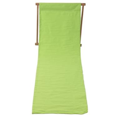Imagem de Acouto Espreguiçadeira de Praia Portátil - DUUTI Esteira Reclinável Lounge Viagem de Férias, Espreguiçadeira Dobrável Cadeira de Praia Piscina Gramado Acampamento (Verde)