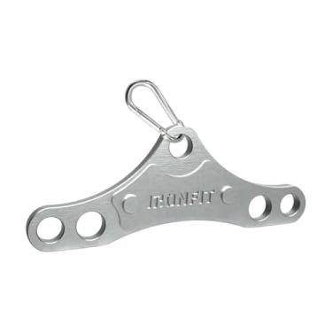 Imagem de KiBcsLic Adaptador de polia dupla para simples para máquina de cabo. Conector de polia robusto para exercícios de tríceps e puxada dorsal.