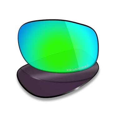 Imagem de Mryok Lentes de reposição ultra polarizadas para óculos de sol Maui Jim Longboard MJ222 61 mm, HD Polarized, proteção UV, resistente a impactos e ajuste perfeito - Verde esmeralda