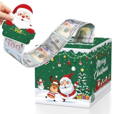 Imagem de Caixa de dinheiro de Natal para puxar dinheiro, suporte para dinheiro, caixa de presente surpresa para dinheiro, conjunto faça você mesmo, maneiras engraçadas de dar dinheiro como presente para