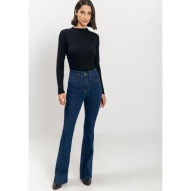Imagem de Calça Jeans Boot Cut Contour Com Cintura Alta-Feminino
