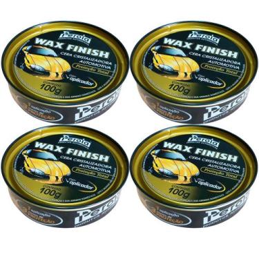 Imagem de Cera Wax Finish Perola Para Cristalização Da Pintura - 100g, 4 unidade