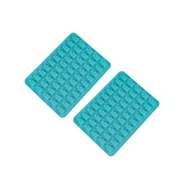 Imagem de Forma Molde Silicone 50 Ursinhos Gummy Bear Chocolate Gelatina Gelo Resina Artesanato Confeitaria (Kit2)