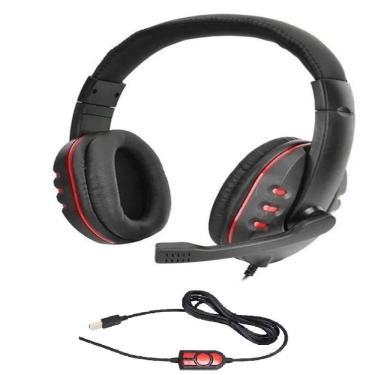 Imagem de Fone De Ouvido Headset Gamer USB p/ Pc Ps4 Ps3 Notebook
