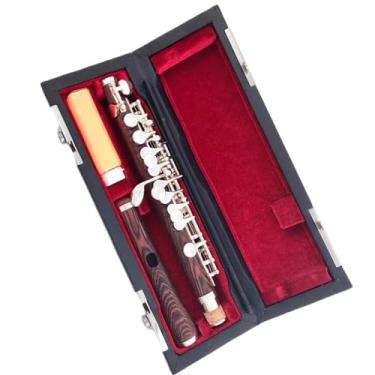 Imagem de Flauta Dalbergia Flauta Half-Size C-key Cobre Branco Durável Banhado a Prata Material Corpo Liso