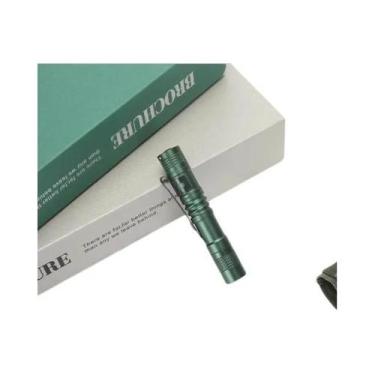 Imagem de Lanterna Tática Mini LED Portátil Com Clipe Para Bolso - others, Verde