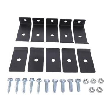 Imagem de Fabater Kit de Montagem de Painel de Malha Fixadores Resistentes para Fixar Com Segurança Esteiras de Grade às Paredes para Jardim Doméstico