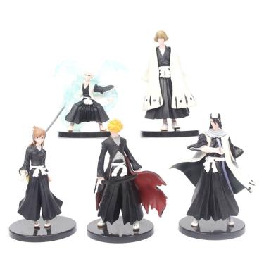 Imagem de Coleção de brinquedos de figuras de anime Bleachs Kurosakis Ichigos 5 unidades