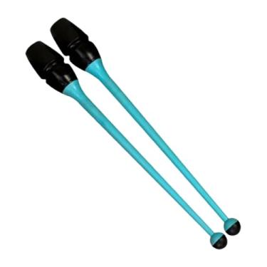 Imagem de Dynwave 2x Bastões de Ginástica Artística Conectáveis ​​para Crianças e Adultos - Equipamento de Treinamento Rítmico Artístico em Borracha, Azul