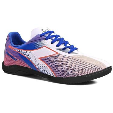 Imagem de Chuteira Unissex Diadora Agilitá III Futsal Azul e Branco-Unissex