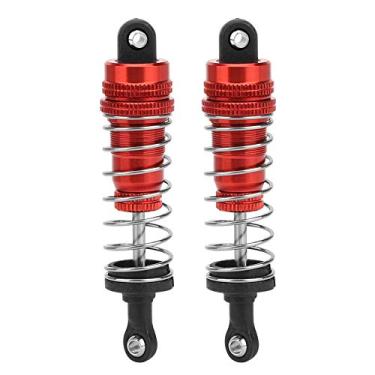 Imagem de SIWOTED Metal Shock Struts Damper RC Peças sobressalentes para modelo 1/14 144001 RC (Vermelha)