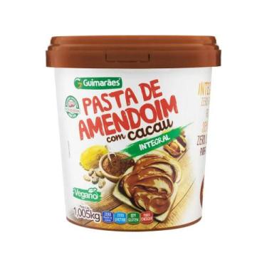 Imagem de Pasta de Amendoim com Cacau Guimarães 1,005kg  Energia, Sabor e Nutriç