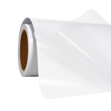 Imagem de Adesivo Transparente Rolo 45cm x 2 metros - Plastico Auto Colante para