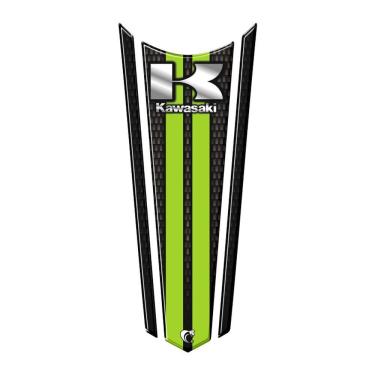 Imagem de Adesivo Faixa Gravata Resinado Tanque Moto Kawasaki Verde
