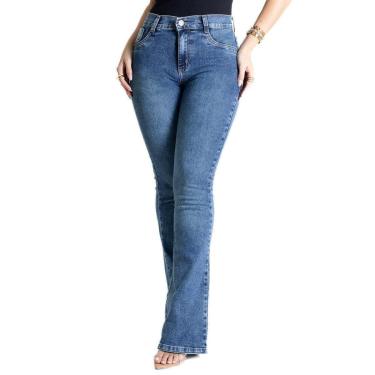 Imagem de Calça Jeans Sawary Boot Cut - 281095 - Azul médio 40-Feminino