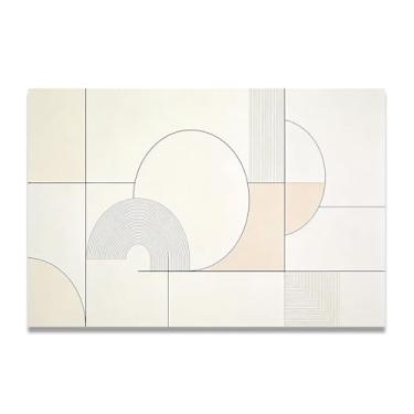 Imagem de Arte em tela minimalista World Without Sound: Serenity Neutral Tones Large Blank Area for Calm Space Decor60x90cm Sem moldura