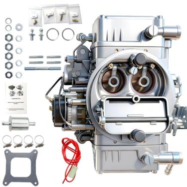 Imagem de Carburador BR-67276 Modelo 4150, 4 cilindros, 650 CFM, entrada de combustível única para estrangulador elétrico secundário Holley Quick Fuel Brawler, compatível com motor V8 de substituição # BR-67276