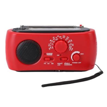Imagem de SUNGOOYUE Rádio de Emergência Com Manivela, Rádio Meteorológico Am Fm Noaa Portátil Movido a Energia Solar Com Banco de Potência de 1200mah 3 Lanterna LED para Acampamento de Emergências