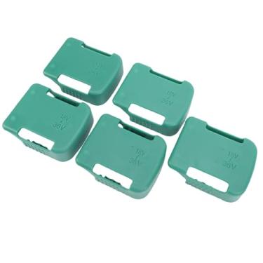 Imagem de SUNGOOYUE Suporte de Bateria, 5 PCS ABS Deslizante No Suporte para Baterias de Ferramentas Elétricas de íon de Lítio 18V/20V, Organizador de Local de Trabalho de Oficina Compatível Com