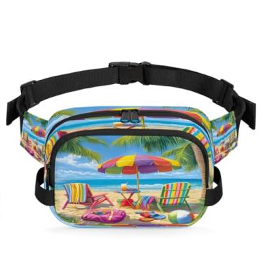 Imagem de Pochete colorida com galo de girassol para mulheres e homens com alça ajustável, bolsa transversal, bolsa de peito, bolsa tiracolo, Cor 6