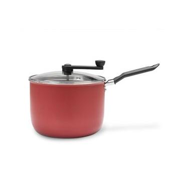 Imagem de Pipoqueira Brinox Pic Poc Especiarias Antiaderente Pro-Flon 4,2 Litros Cereja Vermelho