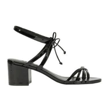 Imagem de Sandália Schutz Salto Bloco Médio Verniz-Feminino