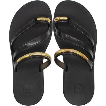 Imagem de Chinelo de Dedo Zaxy Lume Tiras Metal Feminina-Feminino
