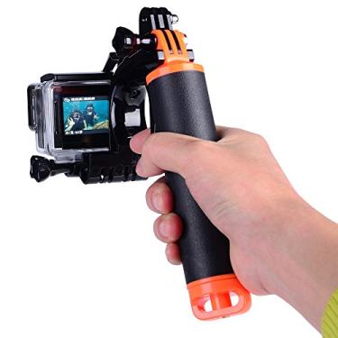 Imagem de Suptig Kit De Gatilho Pistola À Prova D'Água Com Punho Flutuante Para Gopro Hero 8 7 6 Preto 5 4 3+ 3 + Lcd Yi Action 4K 4K+ Câmeras Sjcam