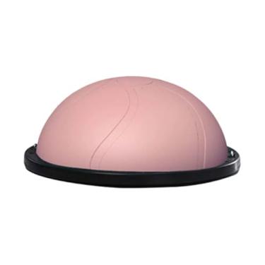 Imagem de Zxpjkyu Bola de Equilíbrio para Treinamento de Força, Condicionamento Físico E Flexibilidade; Meia Bola para Academia, Rosa