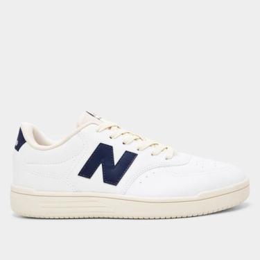 Imagem de Tênis New Balance BB80 Unissex, Bege, Marinho, 36