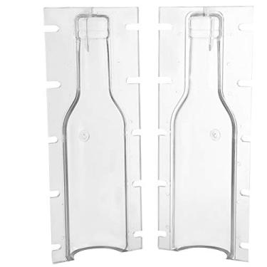 Imagem de GLOGLOW Suprimentos de Armazenamento Molde, Formato de Garrafa, Resistente Ao Calor, 9,84 X 3,94 X 2,56 Polegadas, para Casamentos e Decoração de Casa Vela de Plástico Transparente Nan