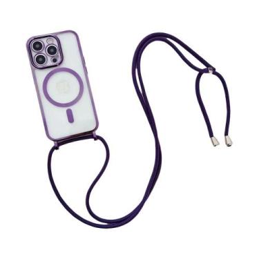 Imagem de Capa De Telefone Com Cordão Magnético Magsafe Para iPhone 13 12 11 pro