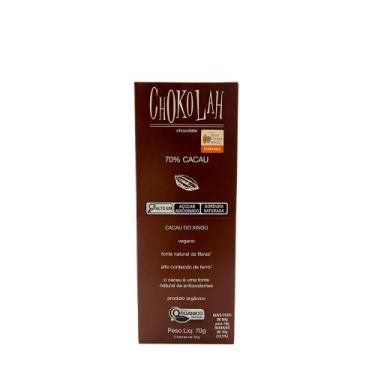 Imagem de Chocolate Orgânico 70% Cacau Chokolah  70g