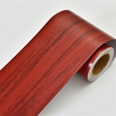 Imagem de Faixa autoadesiva de borda de parede de 10 metros à prova d'água, decoração de borda de parede, painéis de parede de PVC destacam e colam borda de teto moldura de porta linha de cintura decoração de