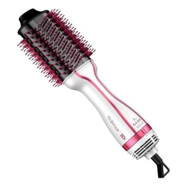 Imagem de Escova secadora 3 em 1 gama italy glamour pink 3d brush 1200w 110v - G
