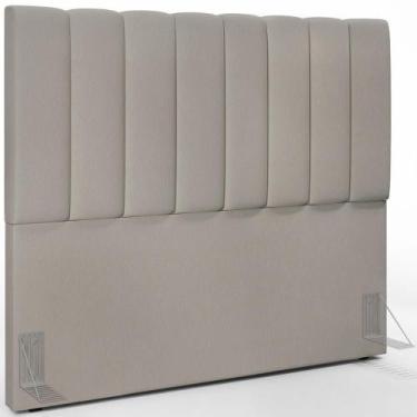 Imagem de Cabeceira Cama Box Casal 140 Cm Dália W01 Linho Bege - LYAM DECOR