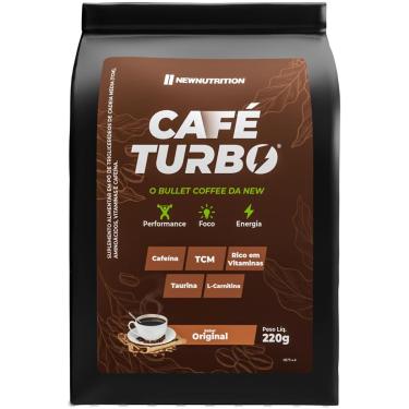 Imagem de Refil Café Turbo Original Suplemento Alimentar em Pó 220g Pré Treino - Energia, Foco e Disposição!-Unissex