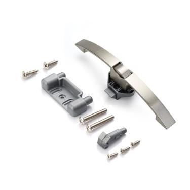 Imagem de Caravan Camper Car Push Lock com alça RV Boat Motor Home Cabinet Gaveta Fechaduras botão trava 1 peça (pérola níquel 160 mm)