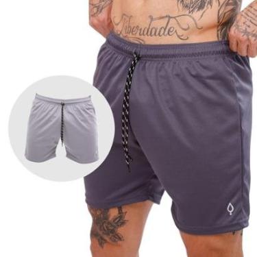 Imagem de Kit 2 Calção Masculino Dry Futebol Academia Caminhada Com Bolso-Masculino