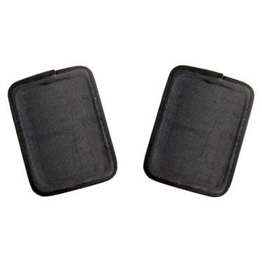 Imagem de 2 mini placas de metal – placas laterais de inserção – placas de encaixe para bolso lateral – Nlj lll3a placas – Tamanho 15 x 20 cm x 1 cm, 3,3 kg/par, preto