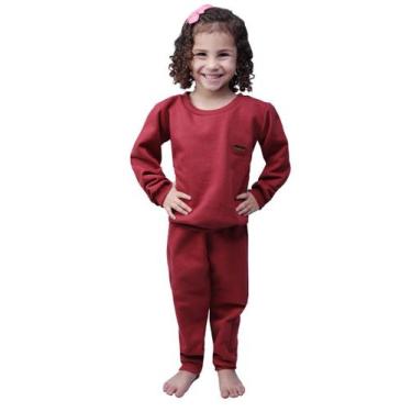 Imagem de Conjunto moletom juvenil e infantil do 1 ao 16 - Turbelencia, Bordô, 2