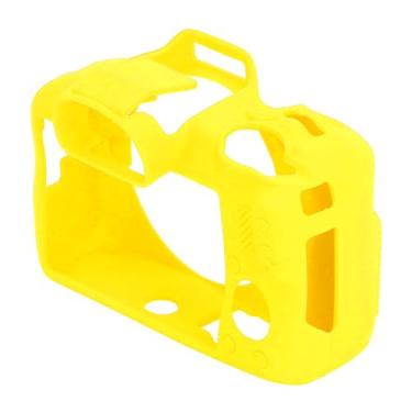 Imagem de Jopwkuin Capa Protetora de Silicone Macio para Câmera R100, Pele Antiderrapante à Prova de Choque Com Aderência Confortável para Câmera R100 (Amarelo)