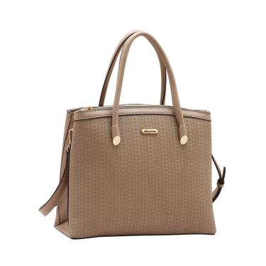 Imagem de Bolsa Mini Tramas - Alça de Mão - Marrom - Chenson 3485331