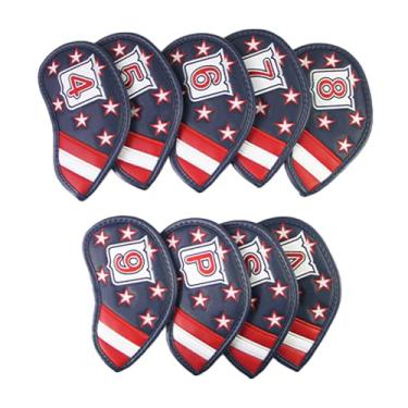 Imagem de Capas Masculinas Para Tacos De Golfe - Acessórios Para Putter De Golfista,Capas Para Cabeças De Ferro De Golfe - Para Jogadores Profissionais Colecionadores Golfistas Torneio Driving Range Maridos