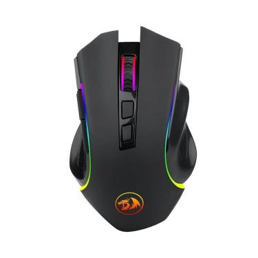 Imagem de Mouse Gamer Sem Fio Redragon Griffin, 8000 DPI, 8 Botões, Wireless, Preto - M602-KS-Unissex