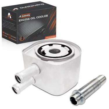 Imagem de Refrigerador de óleo do motor compatível com Ford E-150 E-250 E-350 Econoline 1997-2002 5.4L V8 6.8L V10 Substituição do motor # F7UZ6A642EA